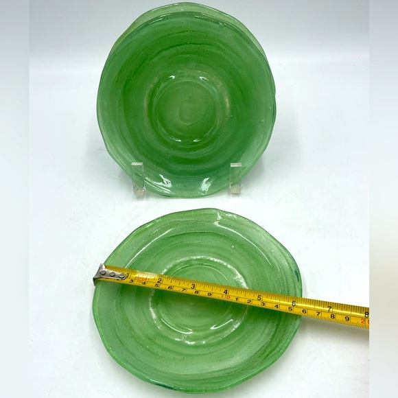 Consolidated Glass: Pattern”CSGCATJA” Catalonian Jade Green 6”Bread Butter Plate - Picture 14 of 15